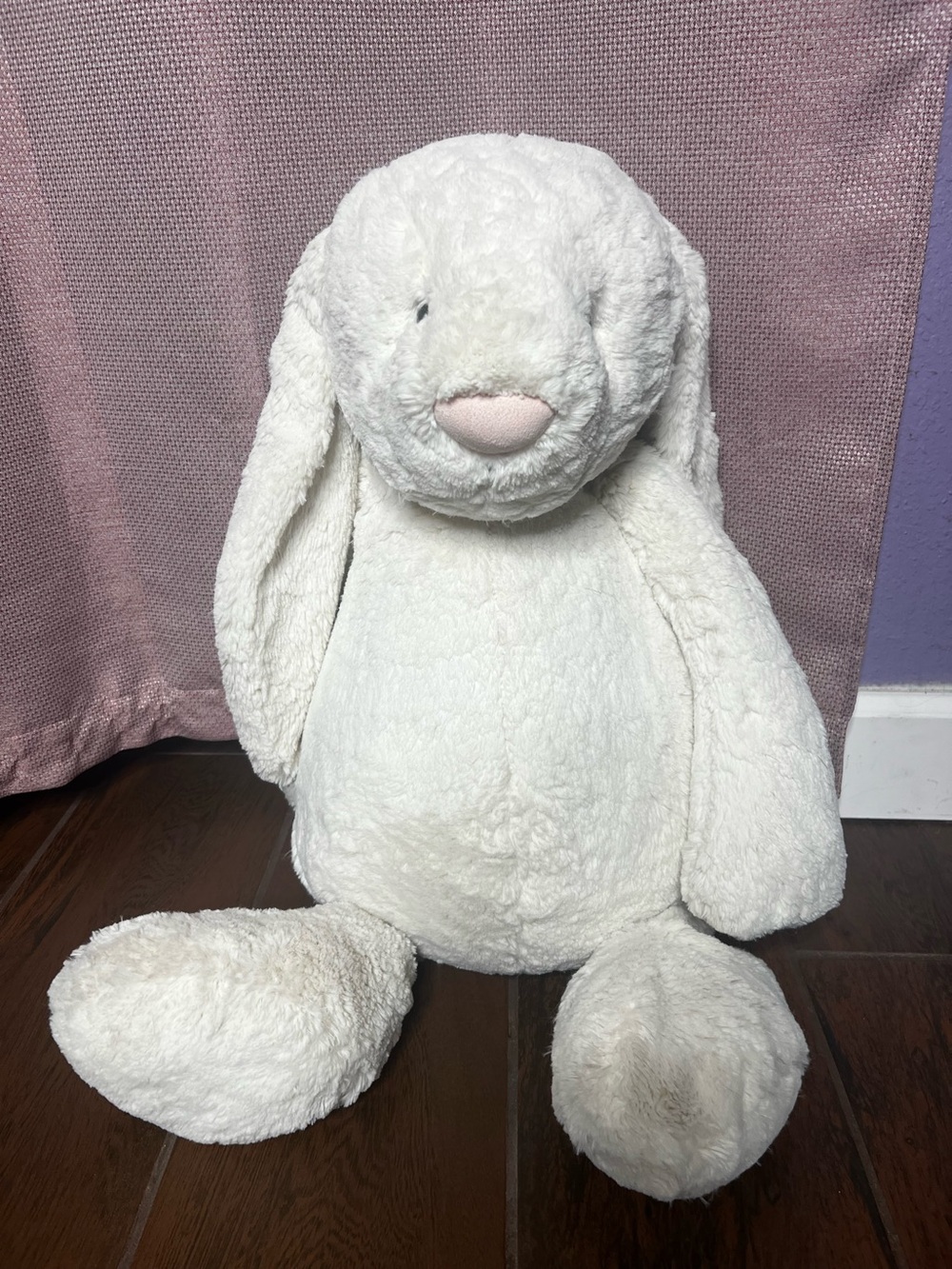 Jellycat Really Big Cream Bashful Bunny Plush Toy Stuffed Animal Collectible - Picture 2 of 7